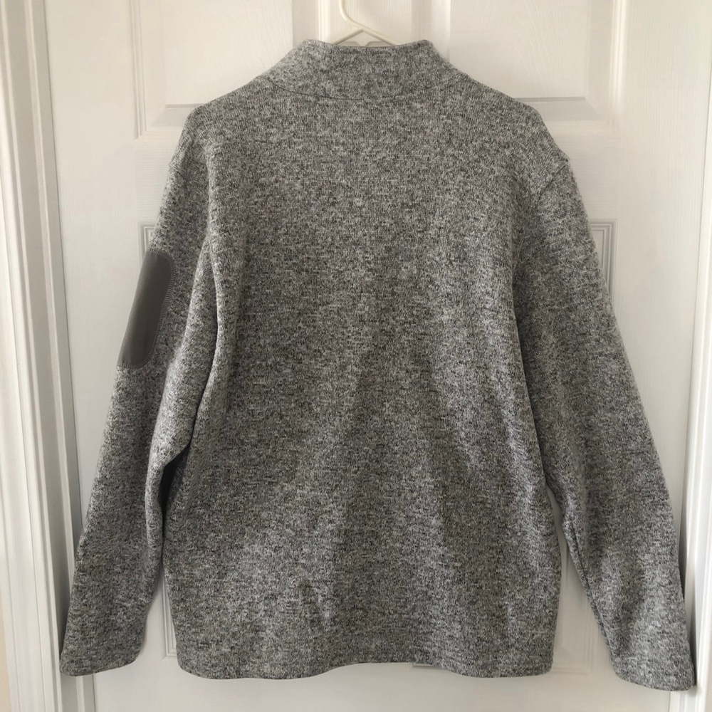 Charles River Heathered Fleece Pullover “GLATFELTER” Size XL Retail $125 - Picture 2 of 6